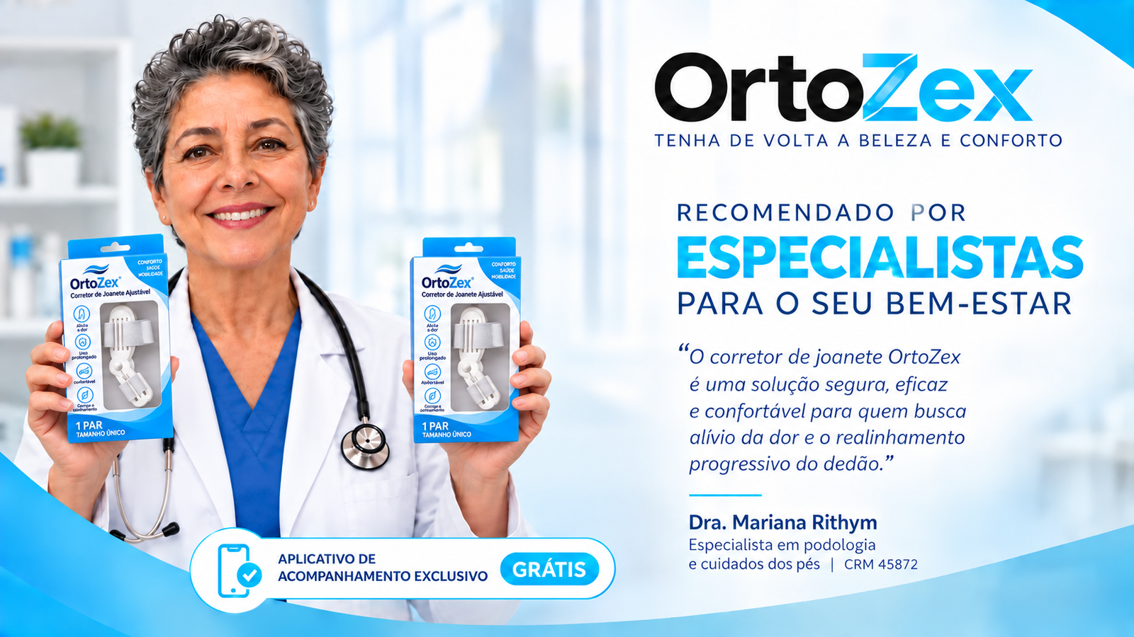 Dra. Maria Ritlin recomenda OrtoZex™